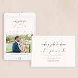 "mod" - Wedding Website in Creme by Nicoletta Savod - Match Your Stationery