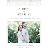 "Batikka" - Wedding Website in Cream by Paper Raven Co. - Mobile Layout
