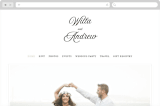 "Romance" - Wedding Website in Snowball by Anna Elder - Desktop Design