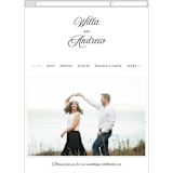 "Romance" - Wedding Website in Snowball by Anna Elder - Mobile Layout