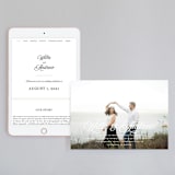 "Romance" - Wedding Website in Snowball by Anna Elder - Match Your Stationery
