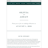 "Succulent Center" - Wedding Website in Cactus by Jessica Williams - Mobile Layout