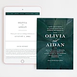 "Succulent Center" - Wedding Website in Cactus by Jessica Williams - Match Your Stationery