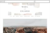 "Sculpture Garden" - Wedding Website in Desert by Hooray Creative - Desktop Design