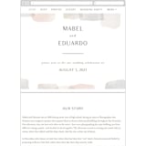 "Sculpture Garden" - Wedding Website in Desert by Hooray Creative - Guest Management