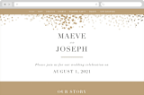 "Organic Dots" - Wedding Website in Champagne by lena barakat - Desktop Design