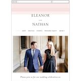 "Transparent" - Wedding Website in Magnolia by Erin Deegan - Mobile Layout