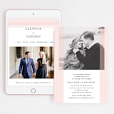 "Transparent" - Wedding Website in Magnolia by Erin Deegan - Match Your Stationery