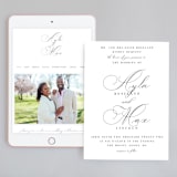 "Sweet Nothings" - Wedding Website in Linen by Keen Peachy - Match Your Stationery