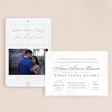 "Sonesta" - Wedding Website in Mineral by Hooray Creative - Match Your Stationery