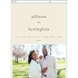 "Lineup" - Wedding Website in Latte by Jennifer Lew - Guest Management