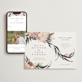 "Maya Rustica" - Wedding Website in Rose by Petra Kern - Match Your Stationery