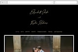"Desire" - Wedding Website in Tuxedo by Jennifer Postorino - Desktop Design