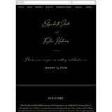 "Desire" - Wedding Website in Tuxedo by Jennifer Postorino - Mobile Layout