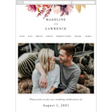 "Autumn Vows" - Wedding Website in Burnt Orange by Chris Griffith - Guest Management
