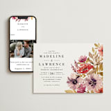 "Autumn Vows" - Wedding Website in Burnt Orange by Chris Griffith - Match Your Stationery