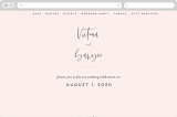 "thespian" - Wedding Website in Coral by silverscreen studio - Desktop Design