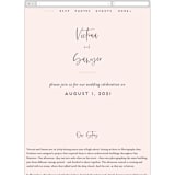 "thespian" - Wedding Website in Coral by silverscreen studio - Mobile Layout