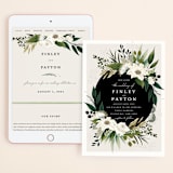 "Botanical Ring" - Wedding Website in Ivory by Susan Moyal - Match Your Stationery