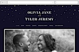 "Magical Day" - Wedding Website in Navy by katrina gem - Desktop Design