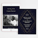 "Magical Day" - Wedding Website in Navy by katrina gem - Match Your Stationery