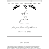"Kindly Join Us" - Wedding Website in Pearl by Laura Hamm - Mobile Layout