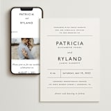 "Ordered Grace" - Wedding Website in Snow by That Girl Press - Match Your Stationery