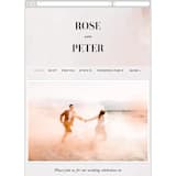 "Romantic" - Wedding Website in Earth by Lori Wemple - Guest Management