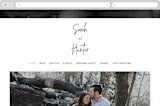 "Eloquent" - Wedding Website in Coal by Mansi Verma - Desktop Design