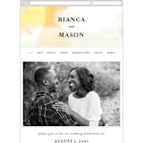 "Upper Block" - Wedding Website in Daisy by Lea Velasquez - Mobile Layout