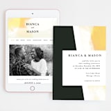 "Upper Block" - Wedding Website in Daisy by Lea Velasquez - Match Your Stationery