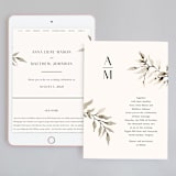 "Rural Romance" - Wedding Website in Sable by Chris Griffith - Match Your Stationery