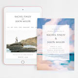 "Sand & Sun" - Wedding Website in Ocean by Nicole Walsh - Match Your Stationery