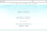 "New Wave" - Wedding Website in Marine by Kaydi Bishop - Desktop Design