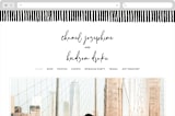 "Madison Ave" - Wedding Website in Linen by Design Lotus - Desktop Design
