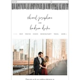 "Madison Ave" - Wedding Website in Linen by Design Lotus - Guest Management