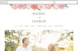 "Peony Gardens" - Wedding Website in Peony by Inna Moreva - Desktop Design