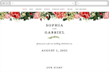 "Peonies Forever" - Wedding Website in Coral by Susan Moyal - Desktop Design