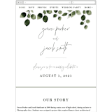 "green rush" - Wedding Website in Snow by Anupama - Guest Management