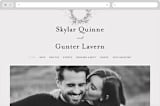 "A Sketched Wreath" - Wedding Website in Concrete by Plain White Paper Co - Desktop Design