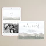 "muted mountains" - Wedding Website in Splendid Day by Deborah Chou - Match Your Stationery