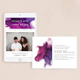 "saturated" - Wedding Website in Plum by Erin Deegan - Match Your Stationery