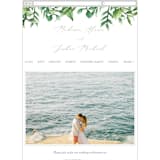 "Bright & Green" - Wedding Website in Sprig by Amanda Day - Guest Management