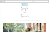"So Delightful" - Wedding Website in Sky by Erika Firm - Desktop Design