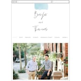"So Delightful" - Wedding Website in Sky by Erika Firm - Mobile Layout