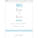 "So Delightful" - Wedding Website in Sky by Erika Firm - Mobile Layout