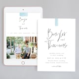 "So Delightful" - Wedding Website in Sky by Erika Firm - Match Your Stationery