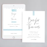 "So Delightful" - Wedding Website in Sky by Erika Firm - Match Your Stationery