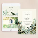 "Gardens Edge" - Wedding Website in Garden by Grace Kreinbrink - Match Your Stationery