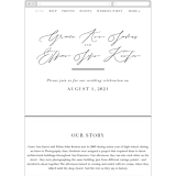 "first dance" - Wedding Website in Champagne by Kasia Labocki - Mobile Layout
